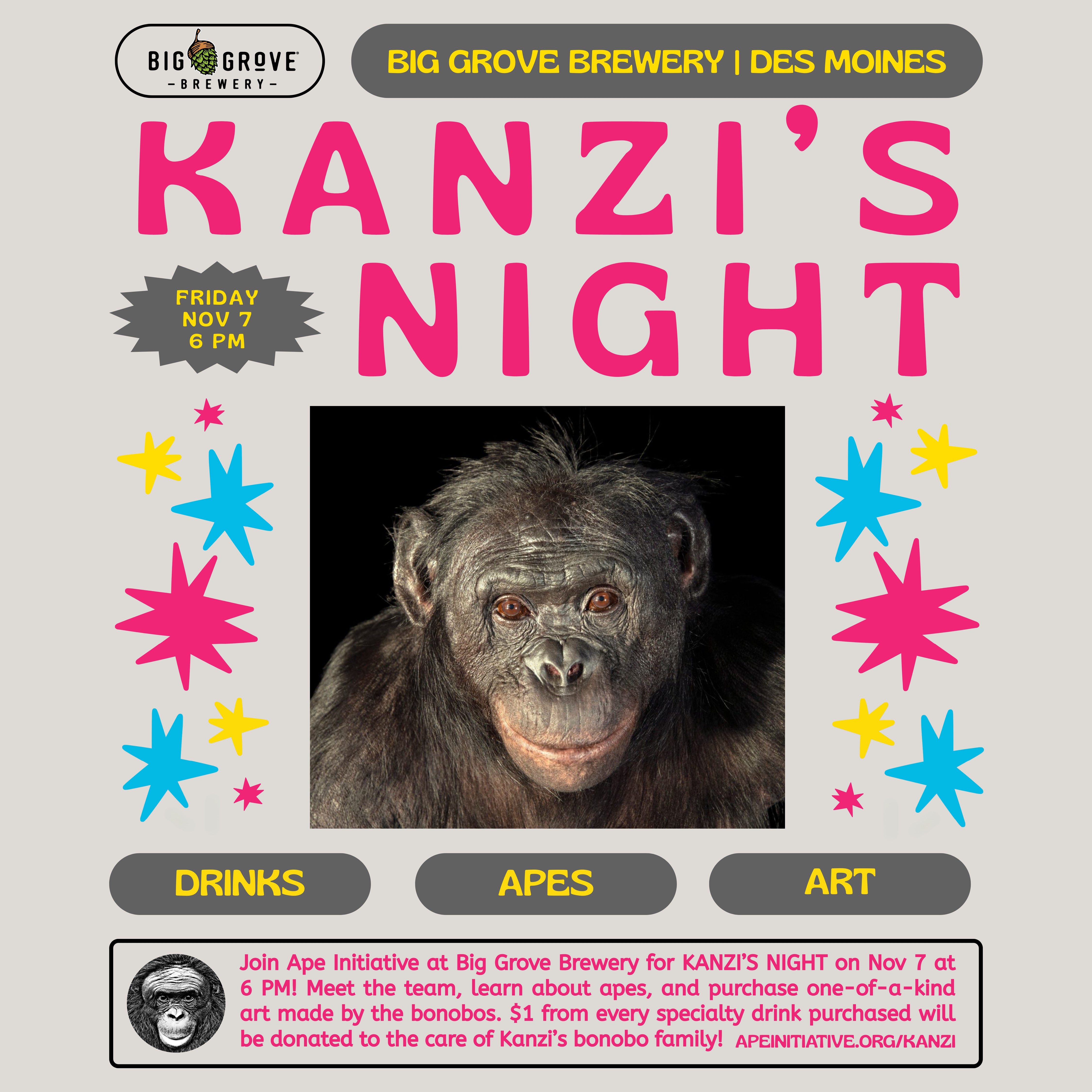 Kanzi's Night at Big Grove Brewery | Des Moines